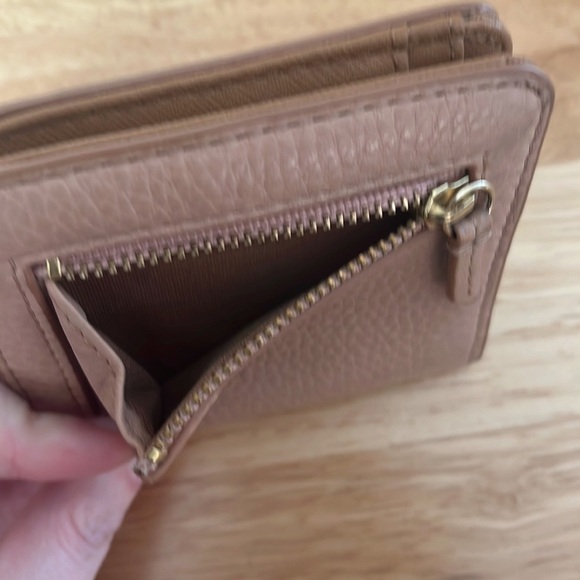 Fossil Sydney Bifold Wallet Credit Card Case Leather Tan Camel 1954 - Picture 6 of 11